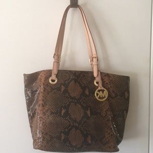 Michael Kors animal print purse